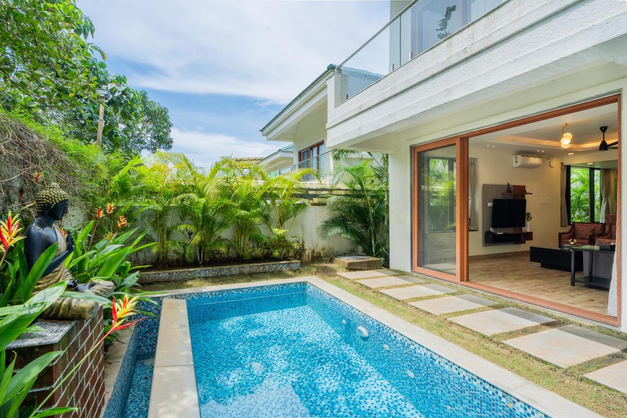 Elivaas 3 Bhk Pvt Pool & Bar - Villa Valerie Oxel Exteriör bild